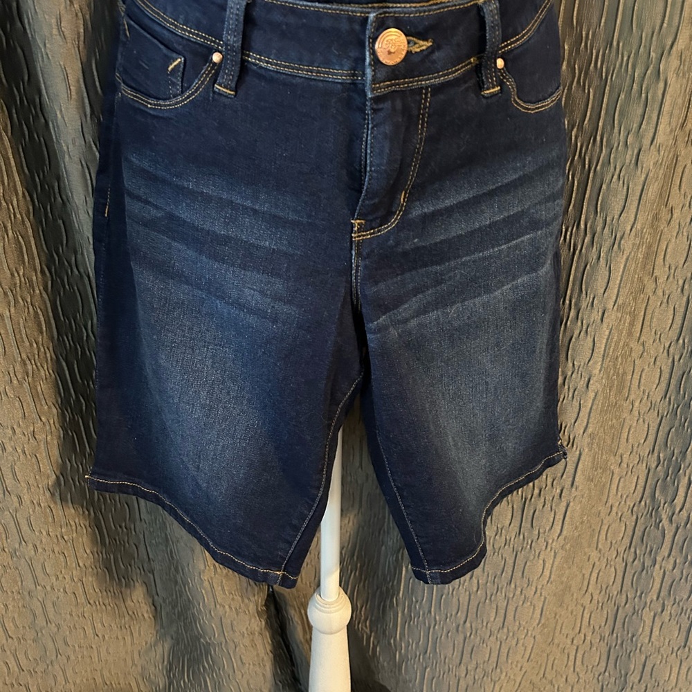 Royalty For Me Navy Denim Shorts